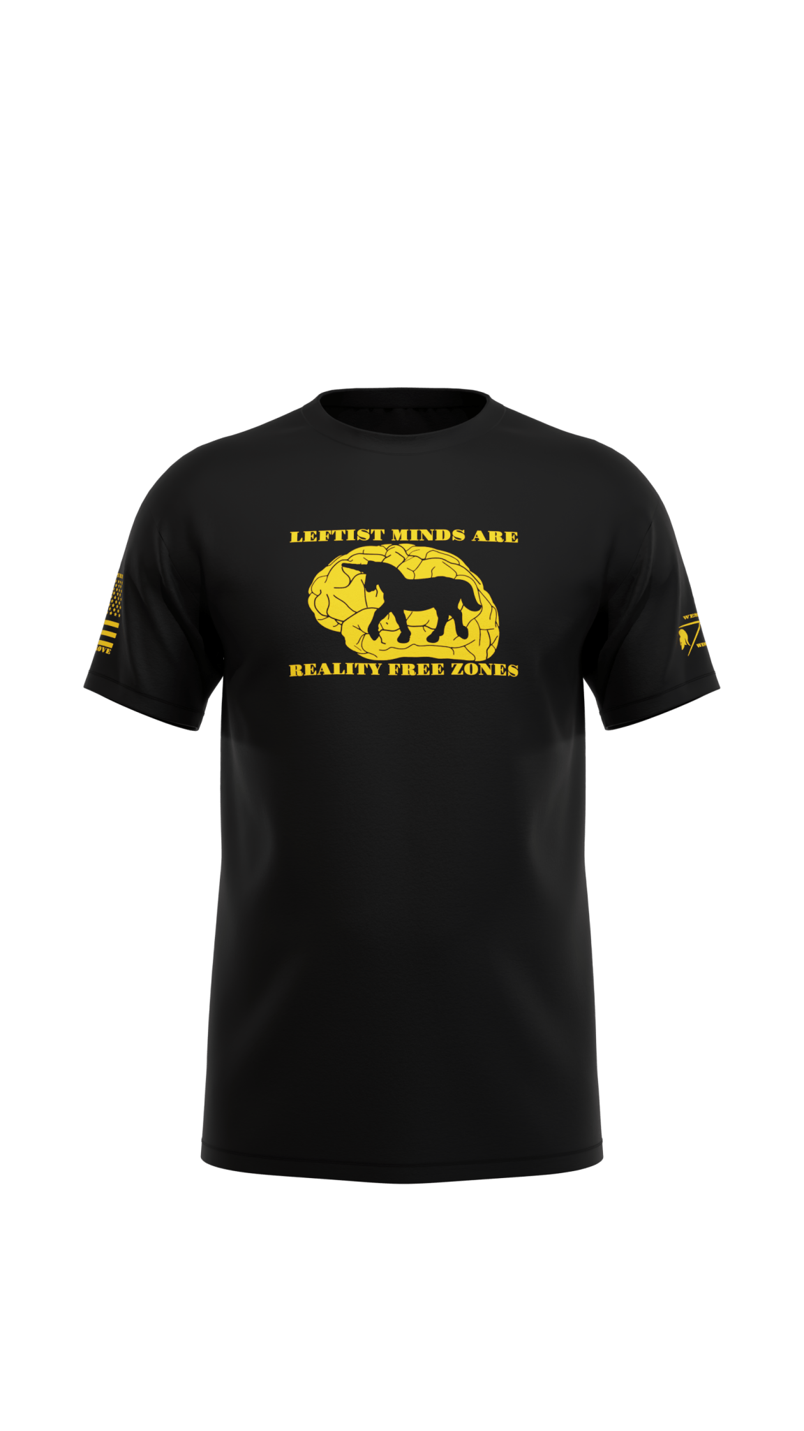 Leftist minds Patriotic mens T-Shirt - WESTONECULTURE