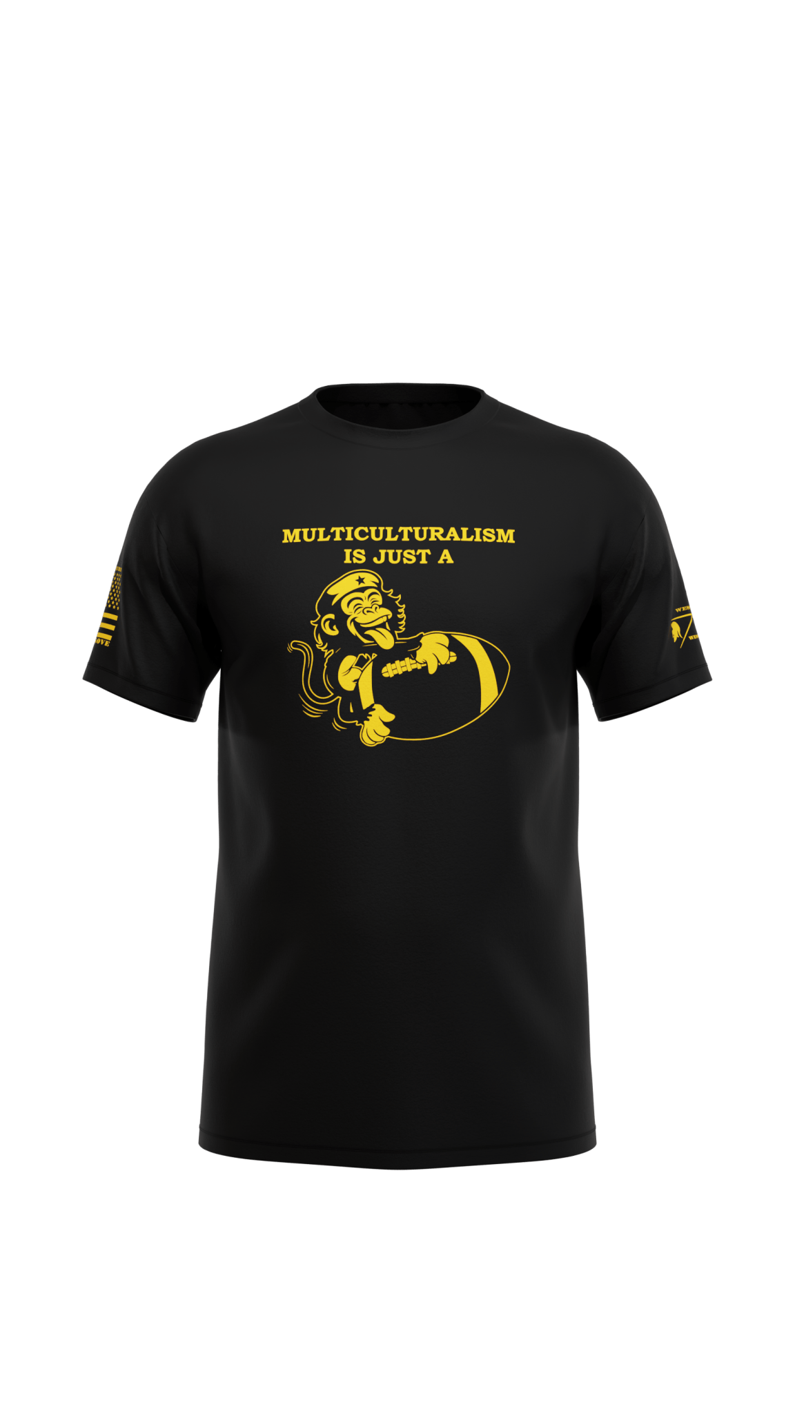 Monkey Patriotic T-Shirt - WESTONECULTURE