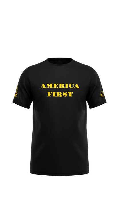 America First Patriotic T-Shirt - WESTONECULTURE
