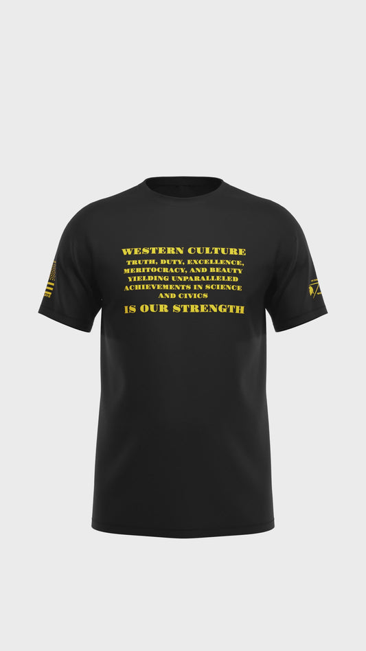 Western Culture Is Our Strength Patriotic T-Shirt